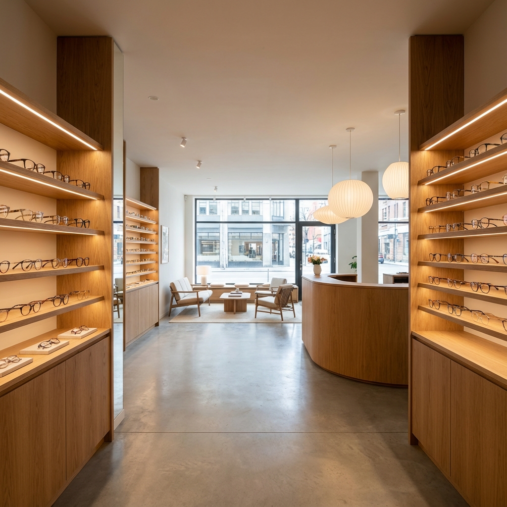 Modern Optician Interior